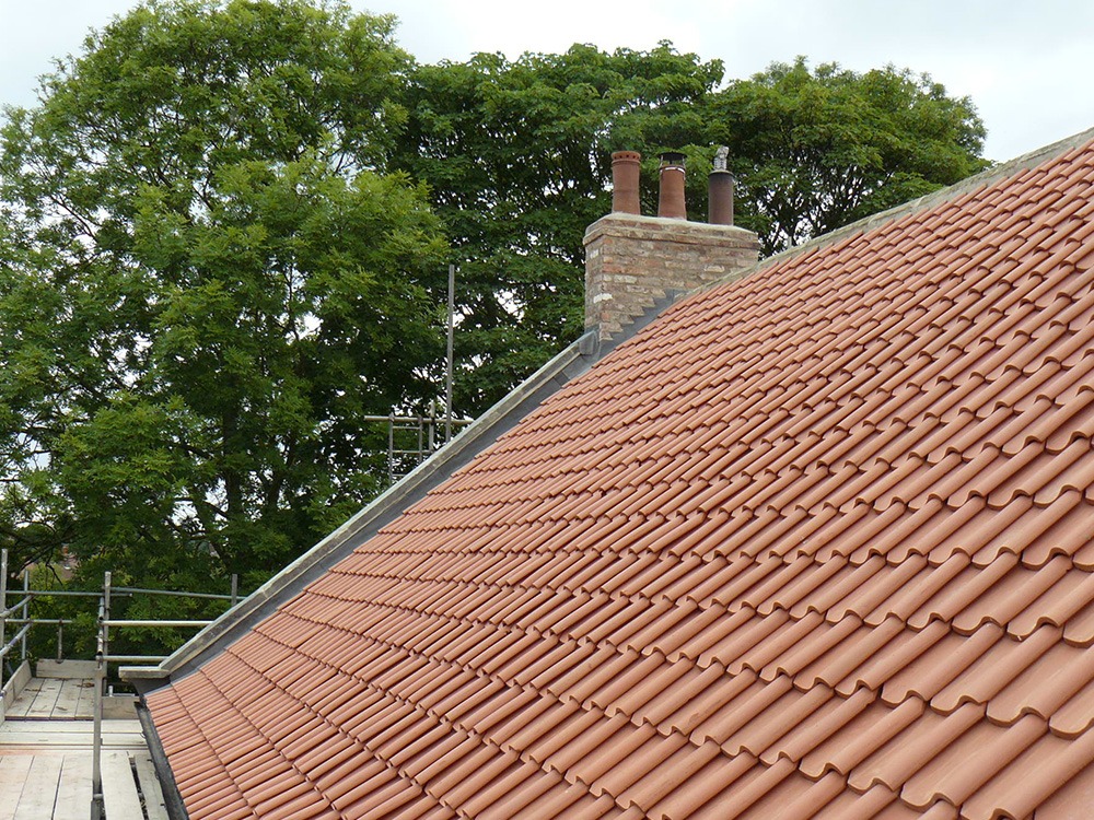 Grade II listed roof Easingwold