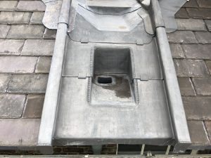 Custom lead lined guttering ready for heavy rainfall