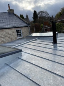 natural zinc roof area