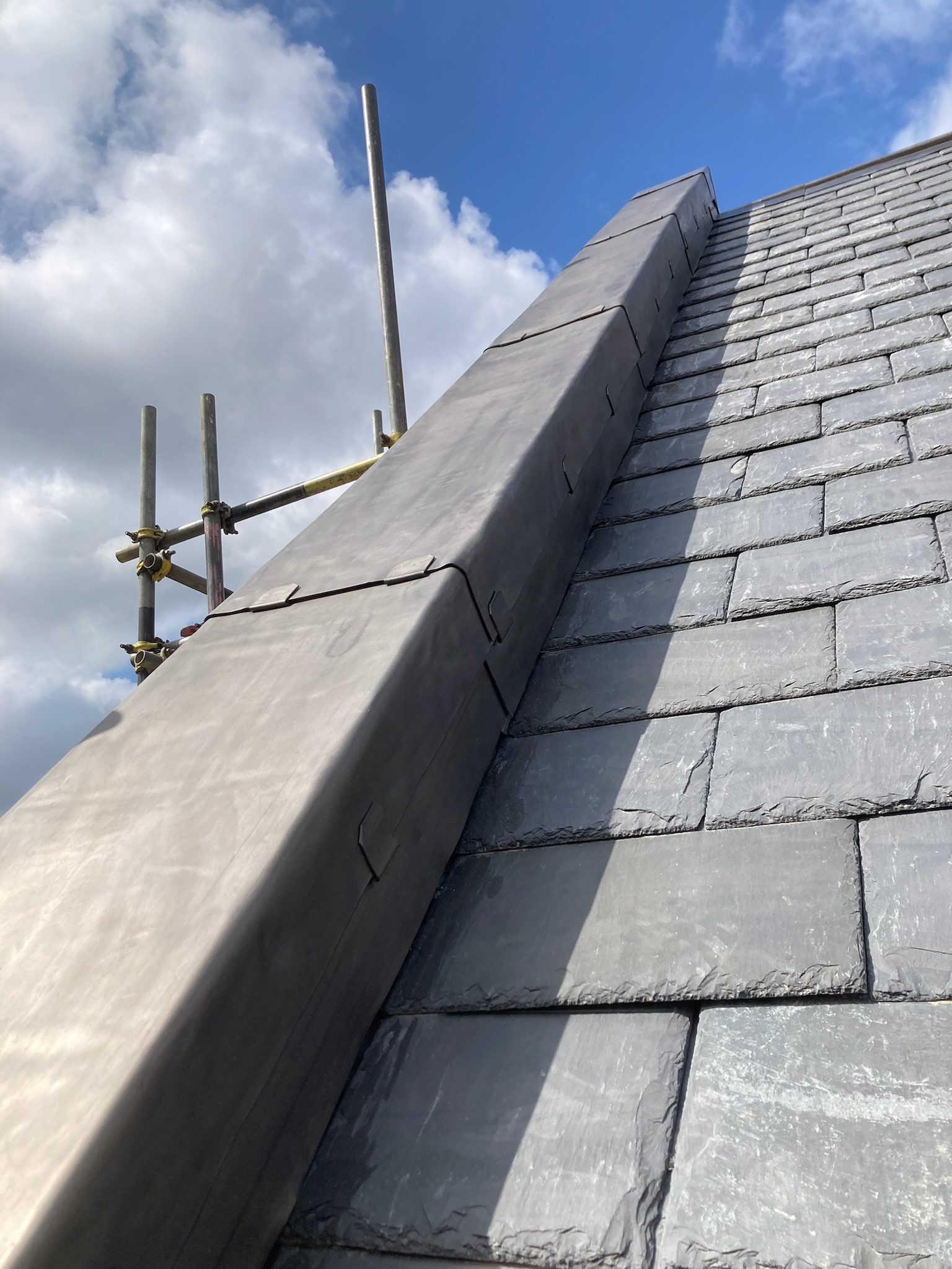 lead capping to parapet wall
