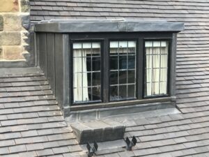 leadwork to dormer window