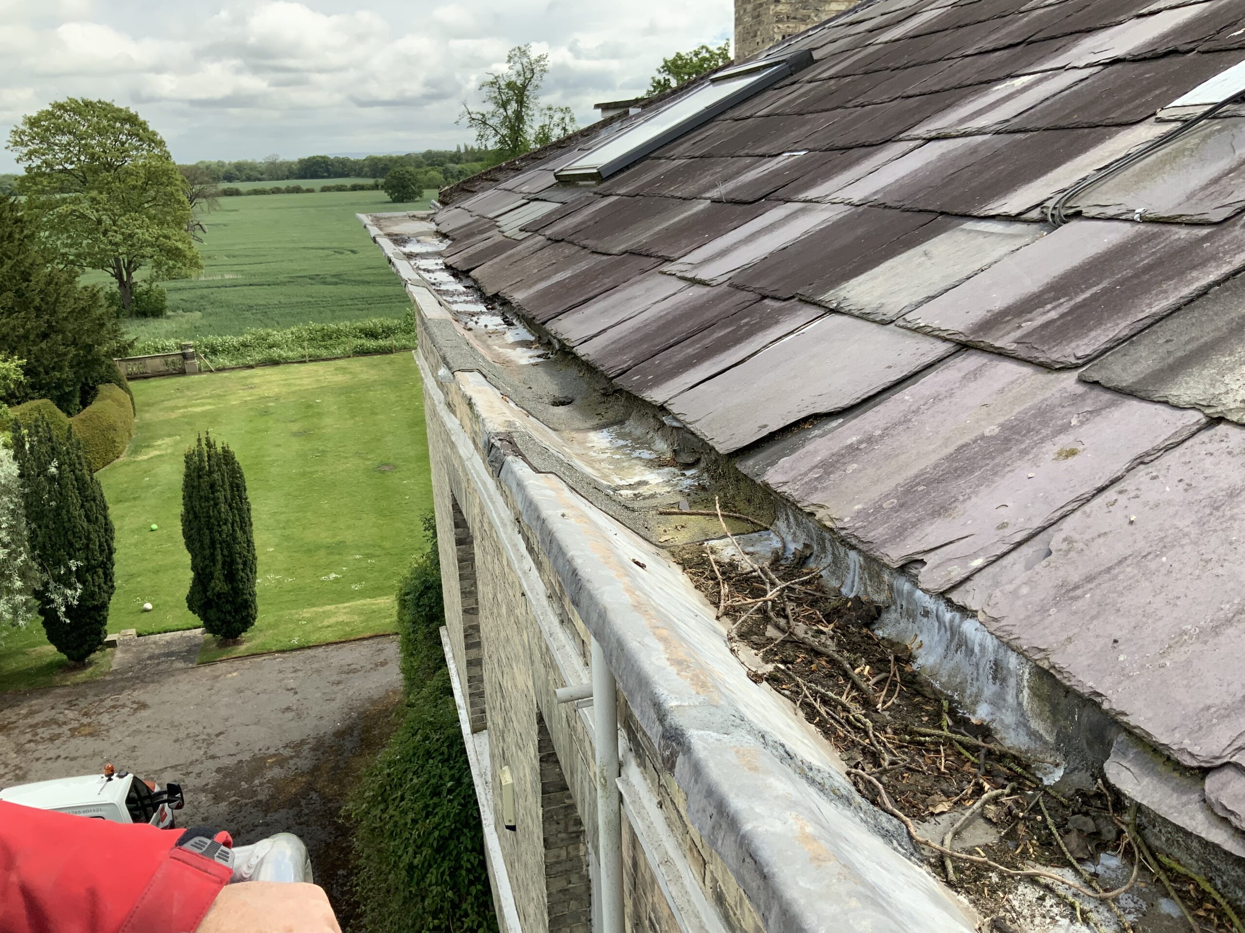 condition surveys from cherry picker