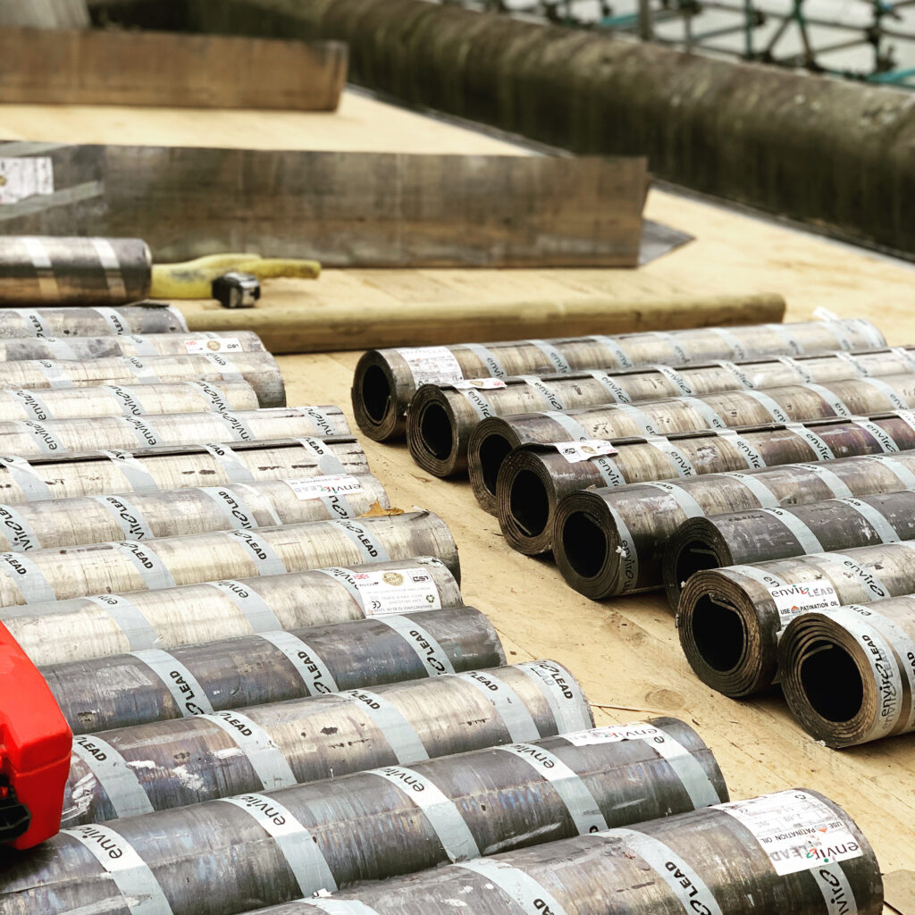 rolled lead sheet
