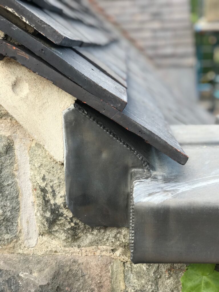 pitched rod interface with coping