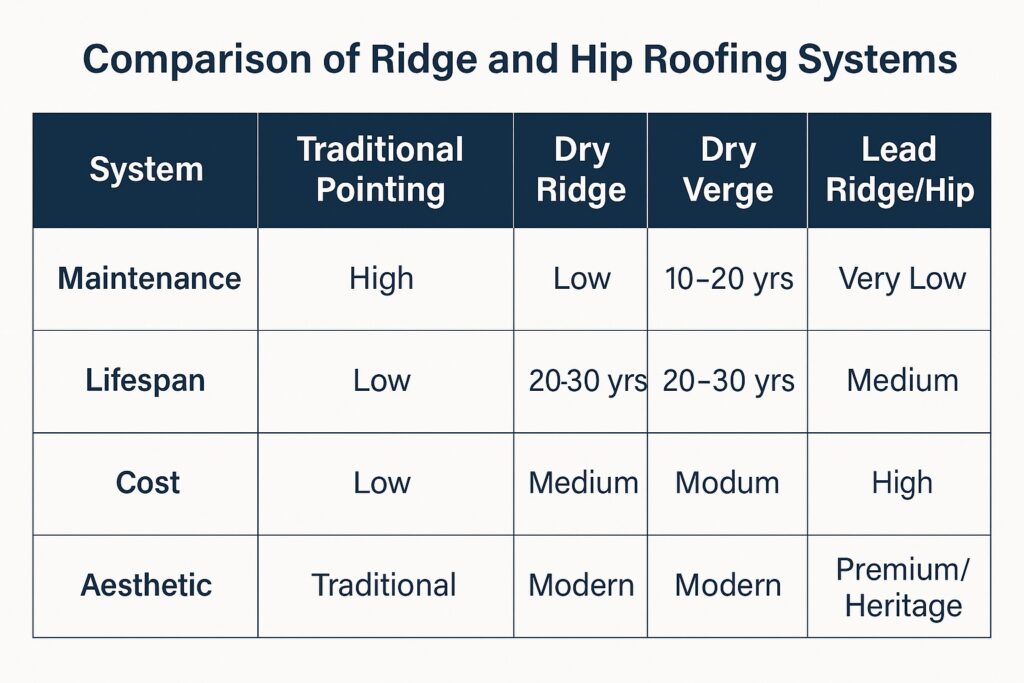 Roof Pointing Comparison