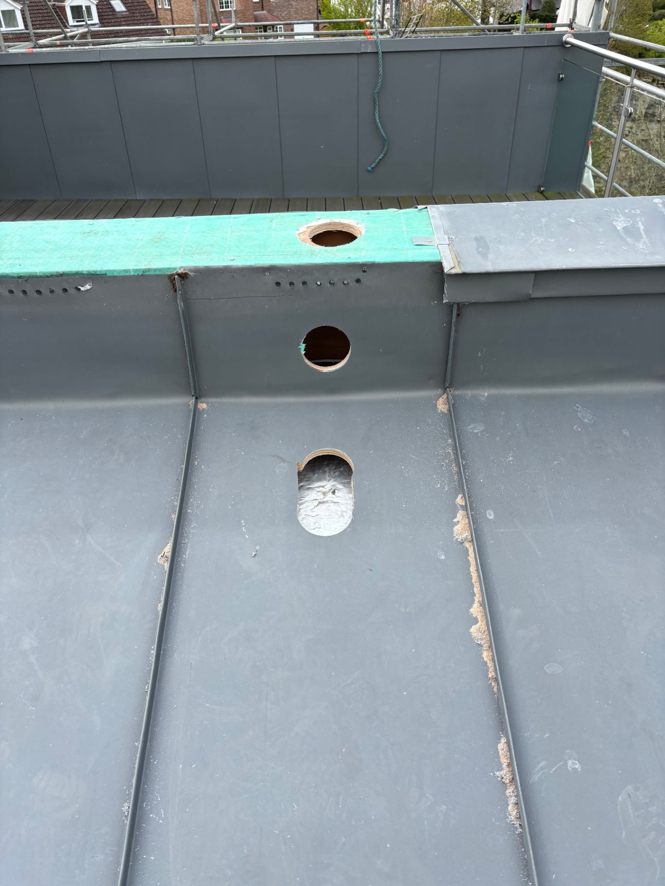thermal readings taken inside roof voids