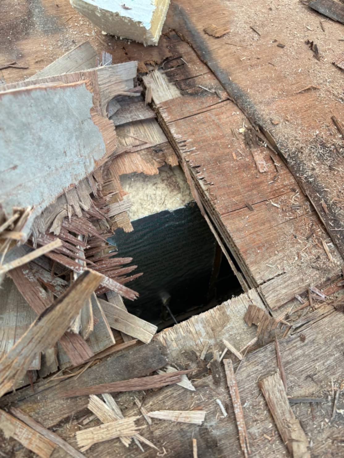 zinc roof failure